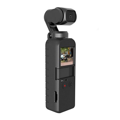 PULUZ PU374 Protector Silicone Cover Protective Case for DJI OSMO Pocket Sport Action Camera COD