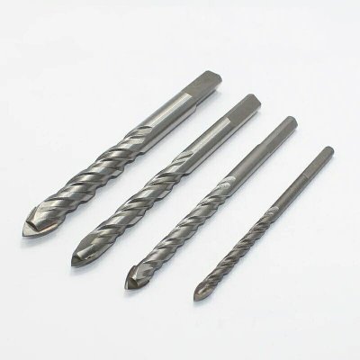 6/8/10/12mm Triangle Twist Drill Marble Twist Drill Bit Ceramic Glass Tile Drill Bit COD