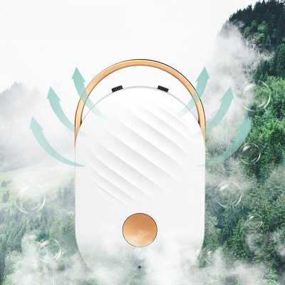 Portable Air Purifier Air Freshener Wearable USB Mini Portable Negative Ion Air Purifier Necklace COD