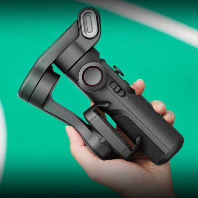 AOCHUAN Smart XE Smartphone Stabilizer Intelligent AI Facial Tracking 3-Axis Handheld Gimbal Foldable Smartphone Cellphone Video Record Vlog PTZ Stabilizer for Phone