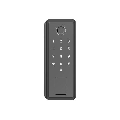 Tuya WIFI Touch Screen Smart Door Lock Fingerprint Password Key Swipe Card Remote Unlock COD