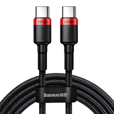 Baseus CafuLe Type-C to Type-C PD 2.0 60W 100W Flash Charging Data Cable For Samsung Galaxy S22 S22 Ultra Galaxy Z Flip 4 For Xiaomi Mi 12T Redmi Note 12 Huawei P50