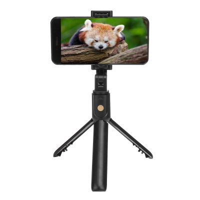 K07 Mini bluetooth Remote Control Selfie Stick Extendable Tripod Phone Holder COD