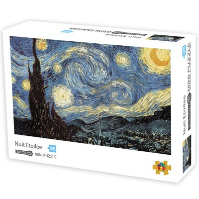 1000 Pieces Nuit Etoilee DIY Assembly Jigsaw Puzzles Landscape Picture Educational Games Toy for Adults Children Pretty Gift COD