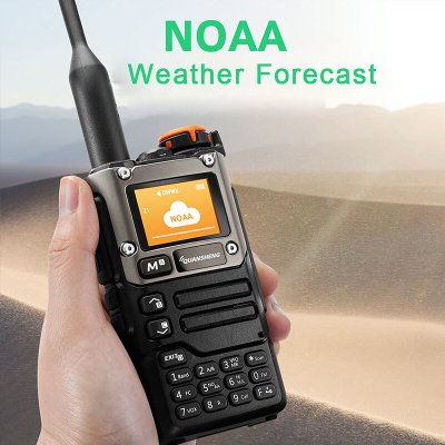 Quansheng UV-K58 5W Walkie Talkie Air Band Radio UHF VHF DTMF FM Scrambler NOAA Tyep-C Charging Wireless Frequency Two-Way Handheld Portable Radio UV-K6