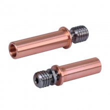 All-metal Titanium Red Brass Throat V5AC SE6 Thread for 3D Printer Part Extruder COD