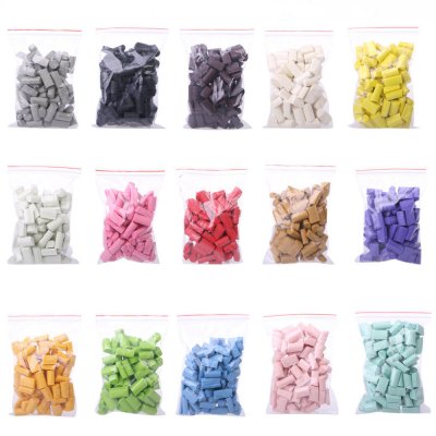 70Pcs/Bag DIY Slime Stuff Sponge Mud Foam Strip Block Additives Filling Fluffy Clay Supplies Accessories