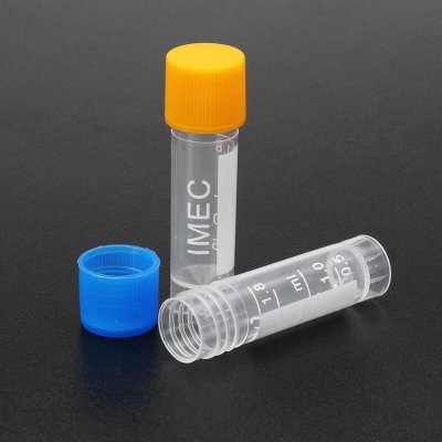 10pcs 1.8ml Plastic Graduated Vial 0.063oz Cryovial Tube Sample COD