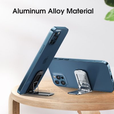 Bakeey Universal More Stable Folding Angle Adjustable Aluminium Alloy Tablet/ Mobile Phone Holder Stand Bracket for POCO X3 F3 COD