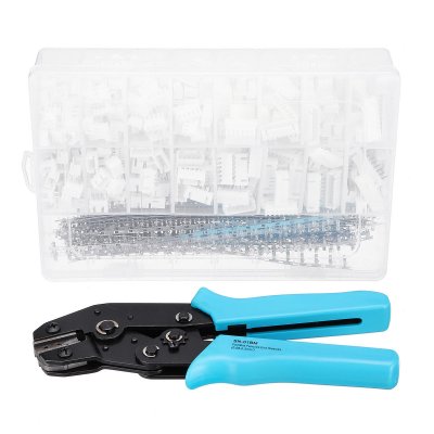 Excellway® 900pcs JST-XH 2.54mm Wire Connector Terminal Kit Crimping Tool Crimper Plier Set COD