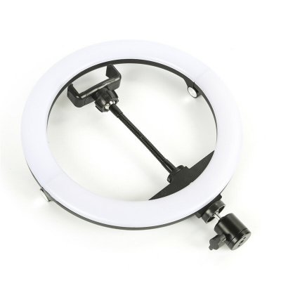 10 Inch LED Folding Selfie Ring Light Dimmable Lamp Mobile Phone YouTube Tiktok Live Beauty Photography Fill Light Lamp COD